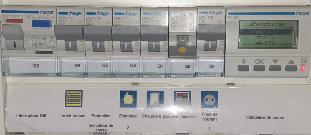 tableau électrique résidentiel Solar Eneregia Quiberon
